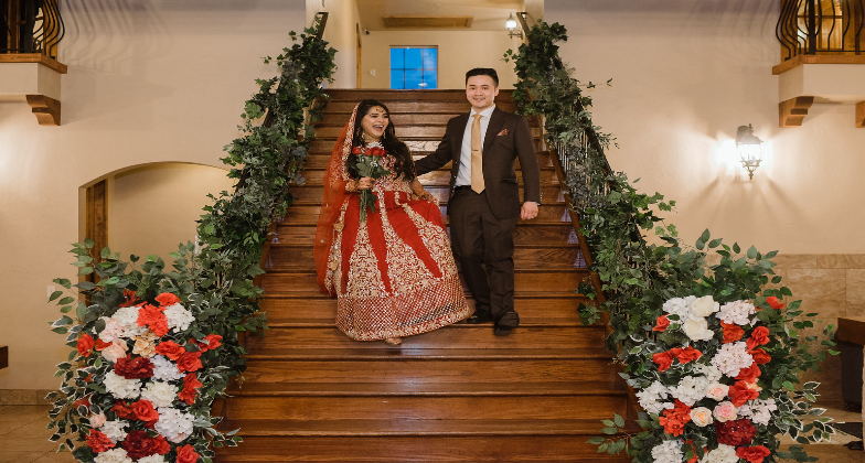 Indian Wedding Venue_The Springs Event Venue_the bride and the groom
