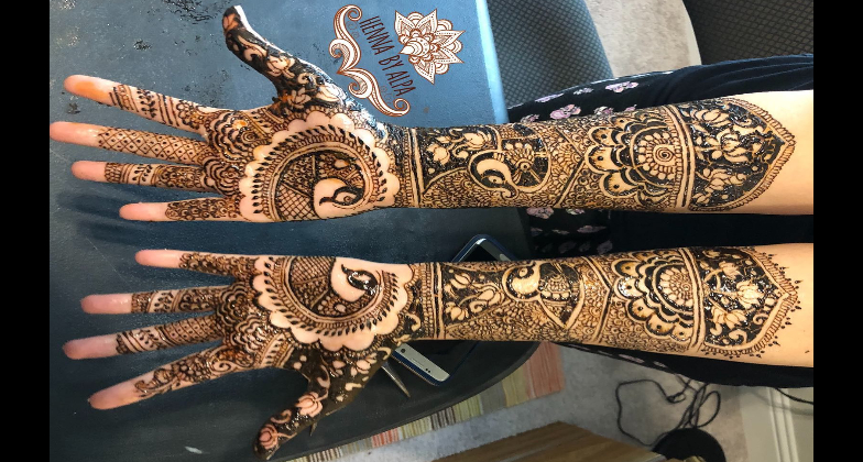 Indian Wedding Mehndi_Henna by Alpa_hand design