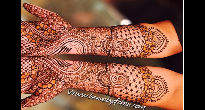 Indian Wedding Mehndi_Afshan Moosa from Henna by Afshan_hand design