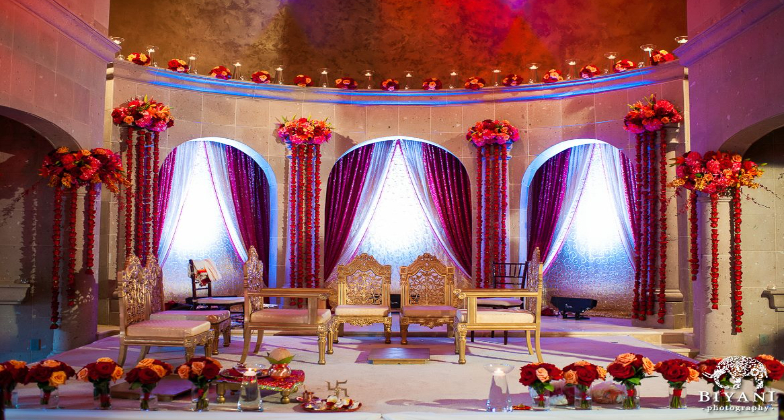 Indian Wedding Decor and Florist_Mandap Creations_the altar