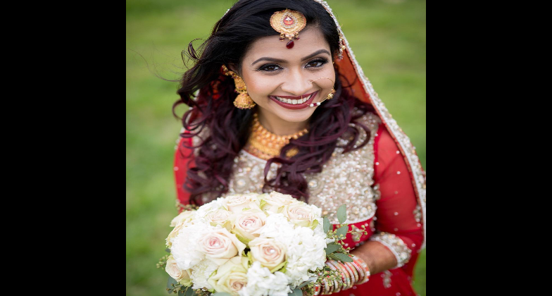 Indian Wedding Hair and Makeup_Jasmin Rahman Makeup Artistry_Stunning bride