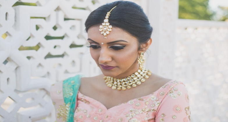 Indian Wedding Hair and Makeup_Jasmin Rahman Makeup Artistry_Stunning bride