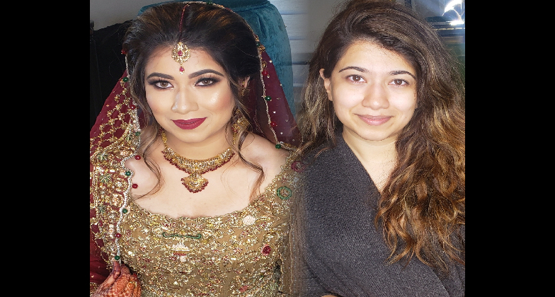 Indian Wedding Hair and Makeup_Kashish by Hina_stunning bride