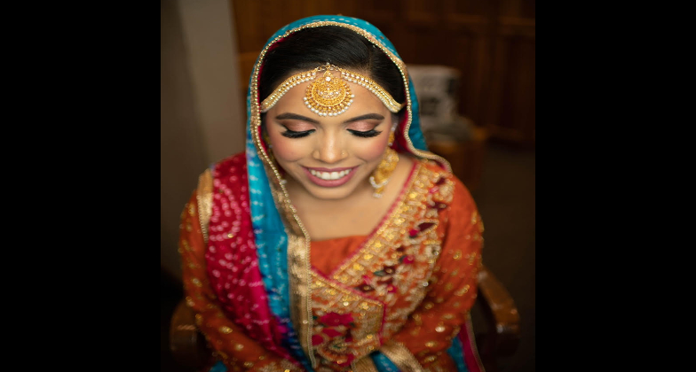 Indian Wedding Hair and Makeup_Ailah Safdar from Cosmetality_gorgeous bride