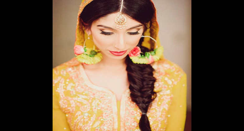 Indian Wedding Hair and Makeup_Ailah Safdar from Cosmetality_gorgeous bride