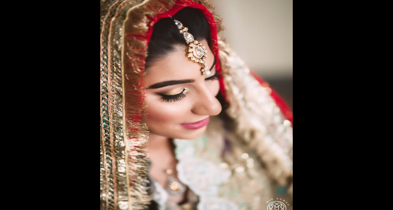 Indian Wedding Hair and Makeup_Ailah Safdar from Cosmetality_gorgeous bride