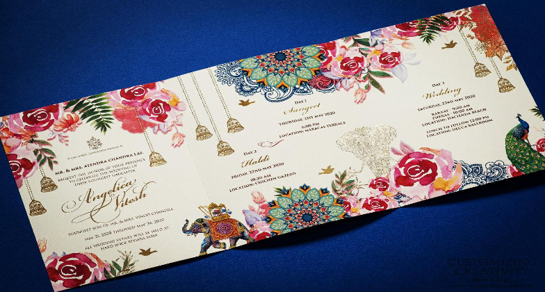 Indian Wedding Stationaries_Customizing Creativity_Invitation