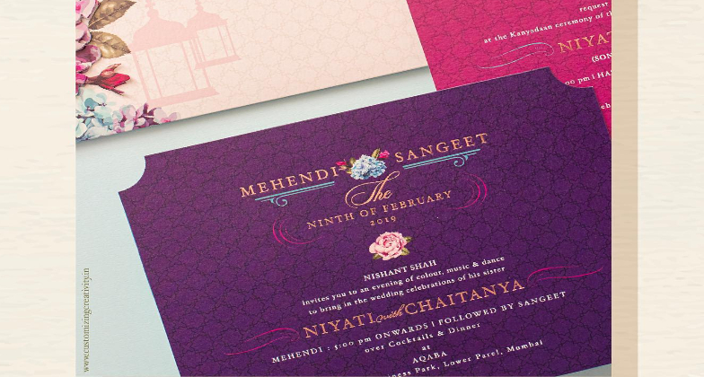 Indian Wedding Stationaries_Customizing Creativity_Invitation