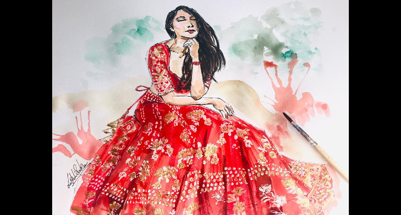 Indian Wedding Essentials_Laksh Sarkar: Live Wedding Illustrator_arts