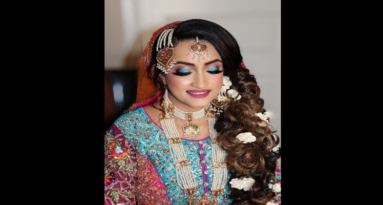 Indian Wedding Hair and Makeup_Bridal Art Studio, INC by Asra_beautiful bride