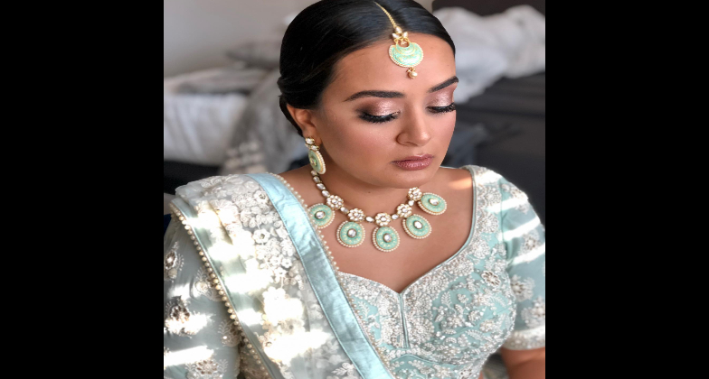 Indian Wedding Hair and Makeup_Airbrush Makeup By Hilda & Co._beautiful bride