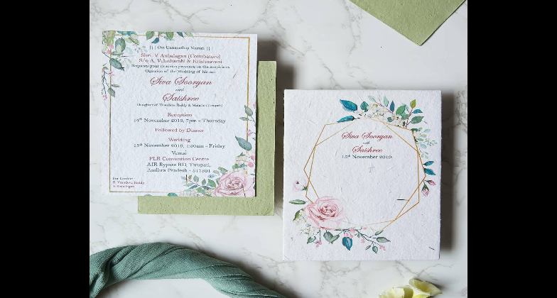 Indian Wedding Stationaries_Plantables_Invitation