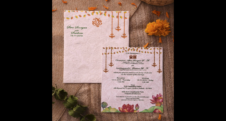 Indian Wedding Stationaries_Plantables_Invitation