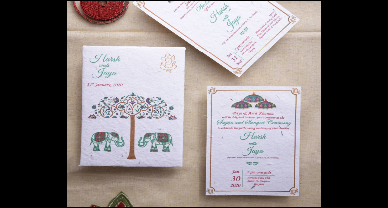 Indian Wedding Stationaries_Plantables_Invitation
