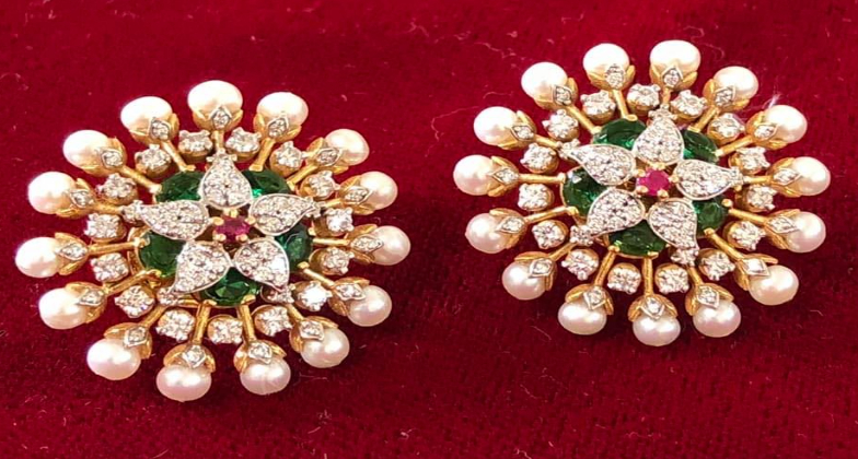 Indian Wedding Jewelry & Accessories_Sonari Jewels_earrings