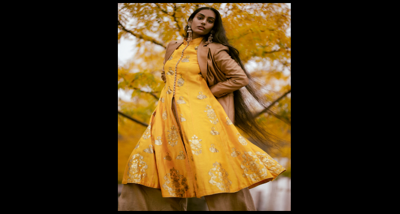 Indian Clothing_Preserve_yellow long dress