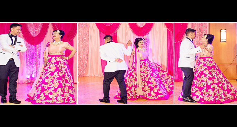 Indian Wedding DJ/Entertainment_Lush Events: DJ & Entertainment _Couples having fun