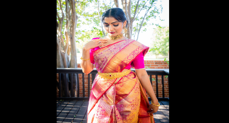 Indian Clothing_AARIAH by Sabbineni_eclectic pink and yellow