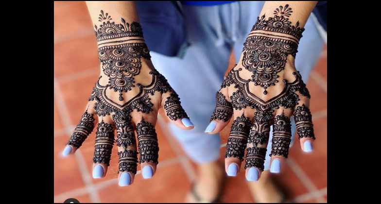 Indian Mehndi_Henna by Maha_Blue and artistic