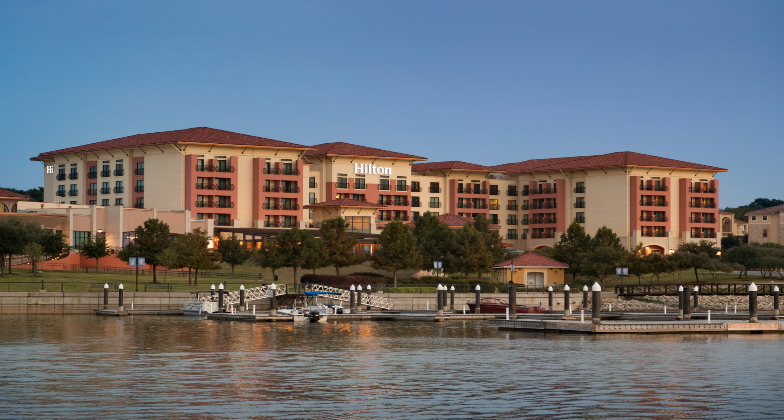 Indian Wedding Venue_Hilton Dallas/ Rockwall Lakefront_Stunning view of the hotel and the lake