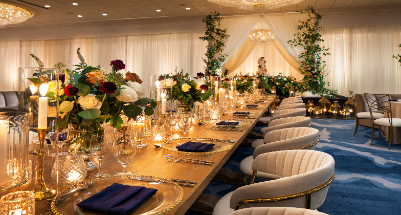 Indian Wedding Venue_The Westin Oaks Houston_long table