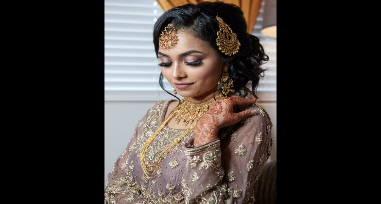 Indian Wedding Hair and Makeup_SD Artistry Pro_beautiful bride