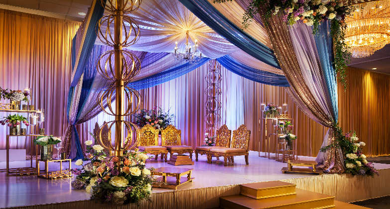 Indian Wedding Venue_The Westin Galleria Houston_reception set up