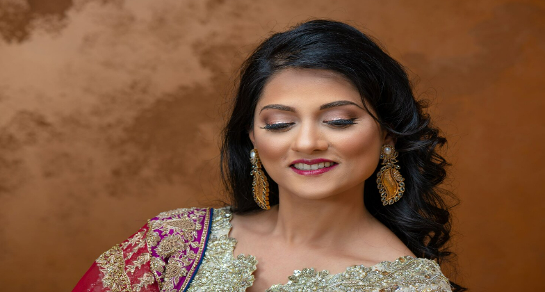Indian Wedding Hair and Makeup_Impressions by Laura_smile full excitement