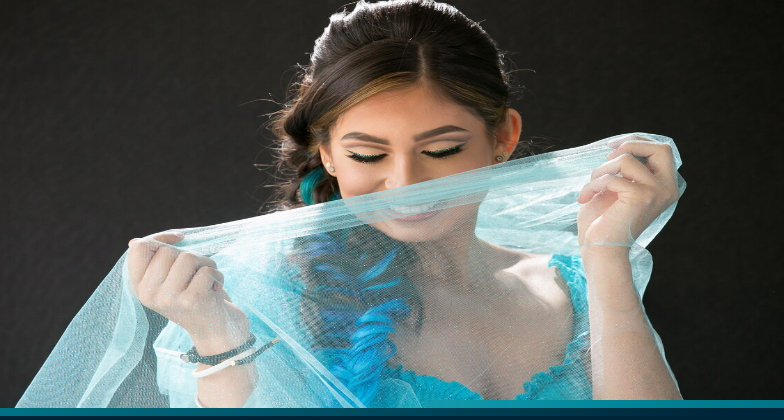 Indian Wedding Hair and Makeup_Impressions by Laura_lady in blue