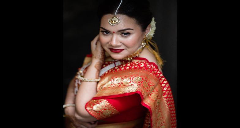 Indian Wedding Hair and Makeup_Glam with glee_smile full excitement
