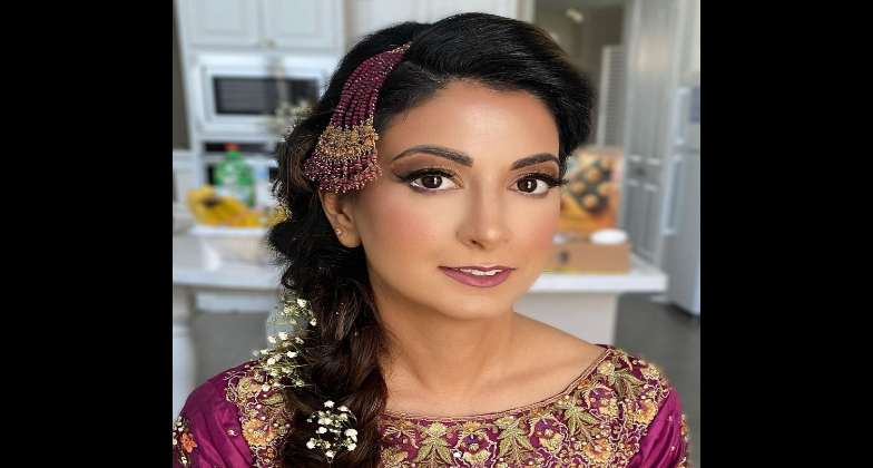 Indian Wedding Hair and Makeup_Blush by Arma_big pretty eyes