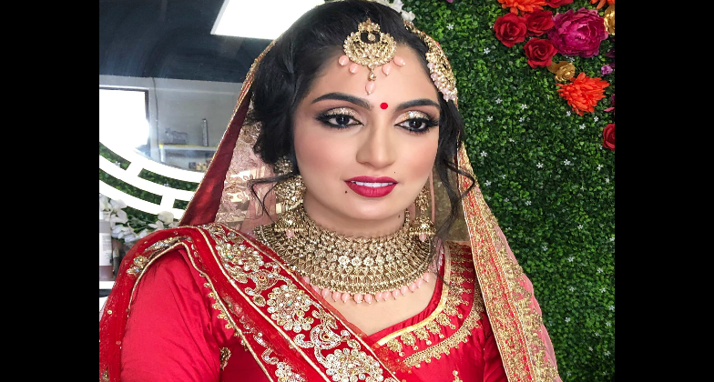 Indian Wedding Hair and Makeup_Mishal Sahdev Beauty Studio_Prettier in red