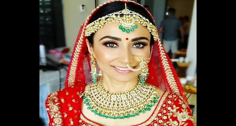 Indian Wedding Hair and Makeup_Blush and Glow_Stunning bride