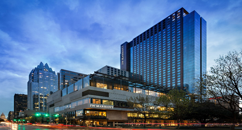 Indian Wedding Venue_JW Marriott Austin_Frontview of the hotel