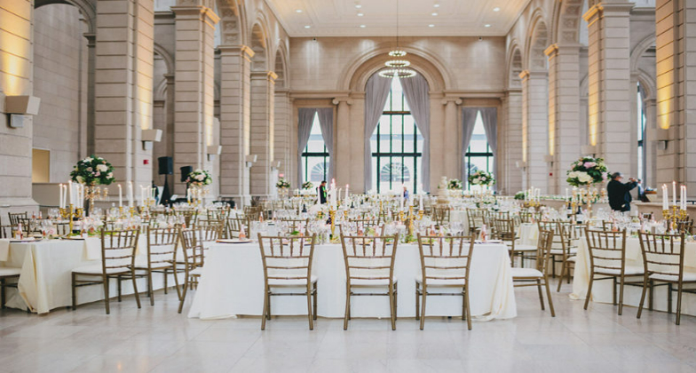 Indian Wedding Venue_The Admiral Room_elegant white and gold