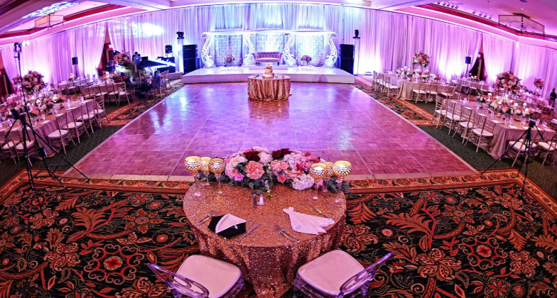 Indian Wedding Venue_Horseshoe Bay Resort_pink ballroom