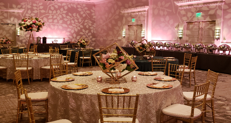 Indian Wedding Venue_Hyatt Regency Lost Pines Resort and Spa_Chic reception