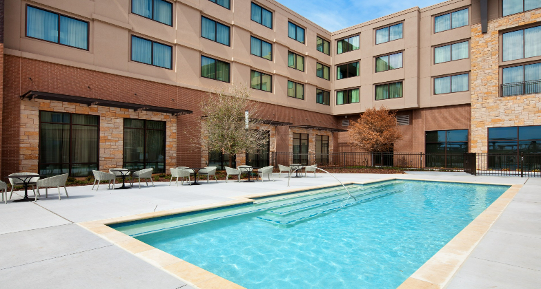 Interior of Sheraton McKinney with pool