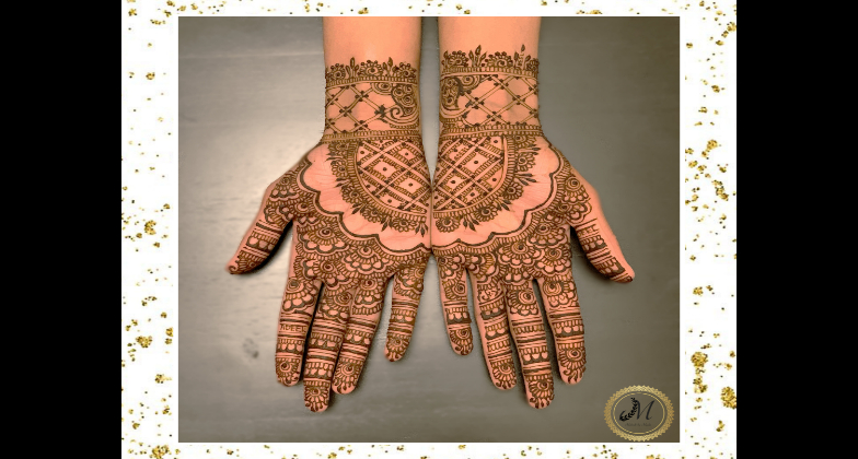 Indian Wedding Mehndi_Mehndi by Myda_hand design