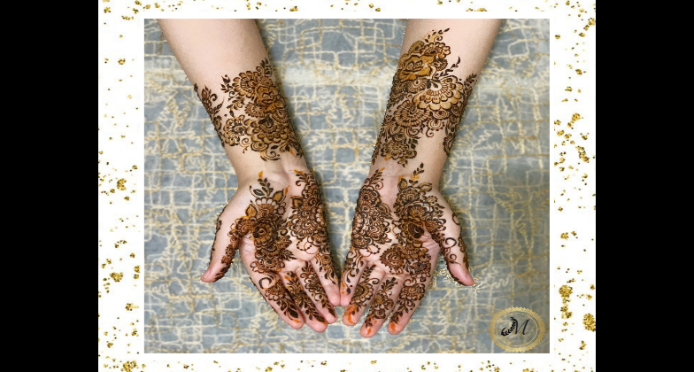 Indian Wedding Mehndi_Mehndi by Myda_hand design