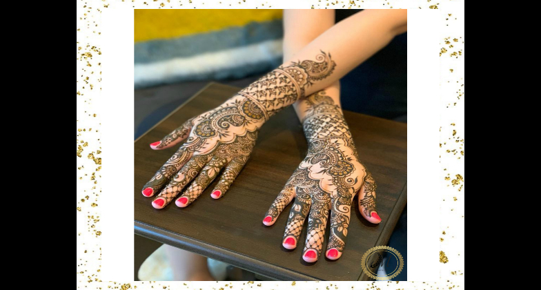 Indian Wedding Mehndi_Mehndi by Myda_hand design