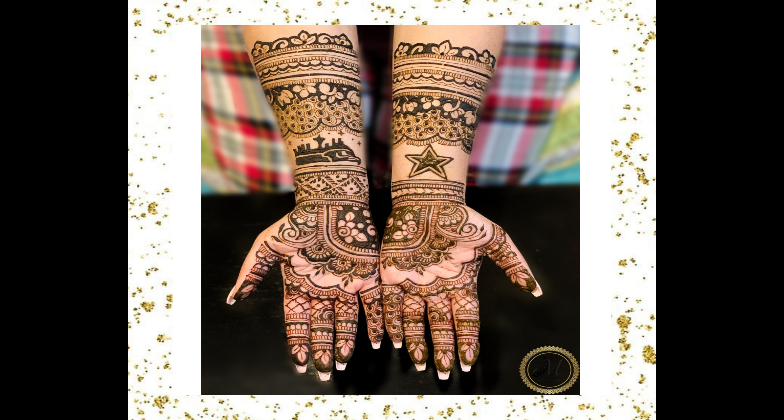 Indian Wedding Mehndi_Mehndi by Myda_hand design