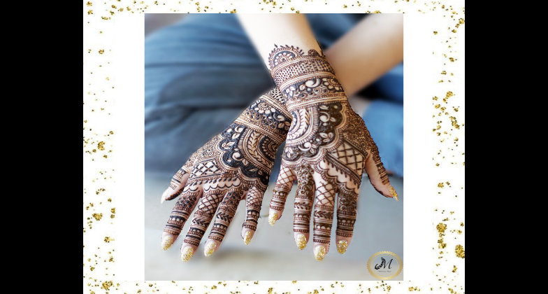 Indian Wedding Mehndi_Mehndi by Myda_hand design