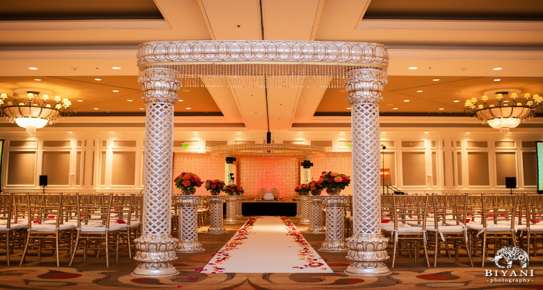 Houston Marriott Sugarland - Mandap - Biyani Photography