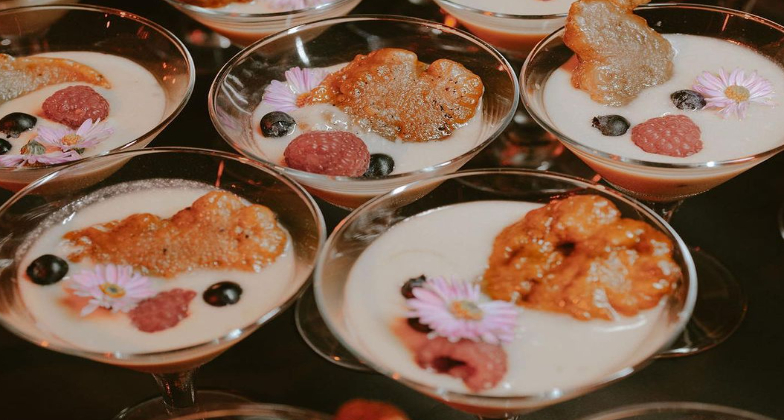 Elevated Indian Wedding Dessert by Chef Anand