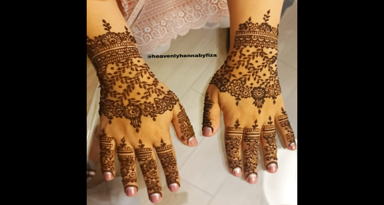 Luxurious South Asian Wedding Mehndi - Heavenly Henna by Fiza