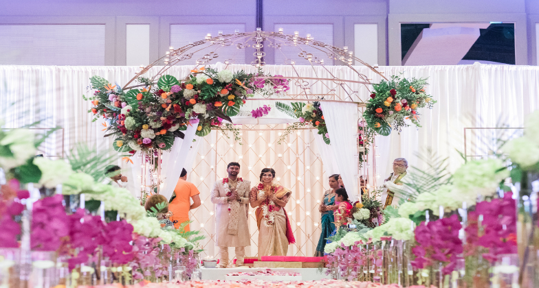 Indian Wedding Decor and Florist_RAOFACTOR Design House_couple
