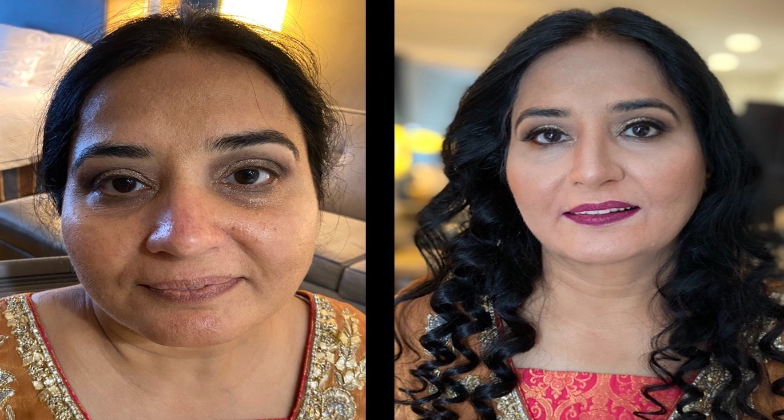 Indian Wedding Hair and Makeup_Beautybyzuby_Stunning bride