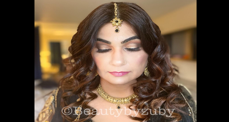 Indian Wedding Hair and Makeup_Beautybyzuby_Stunning bride