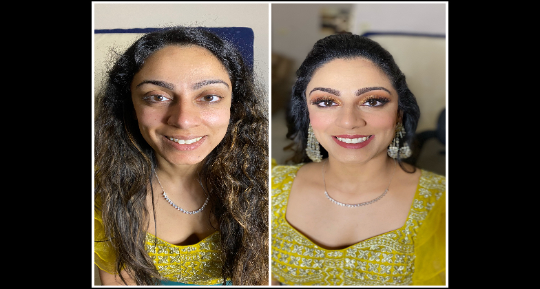 Indian Wedding Hair and Makeup_Makeup by Noorin Lalani_Stunning bride